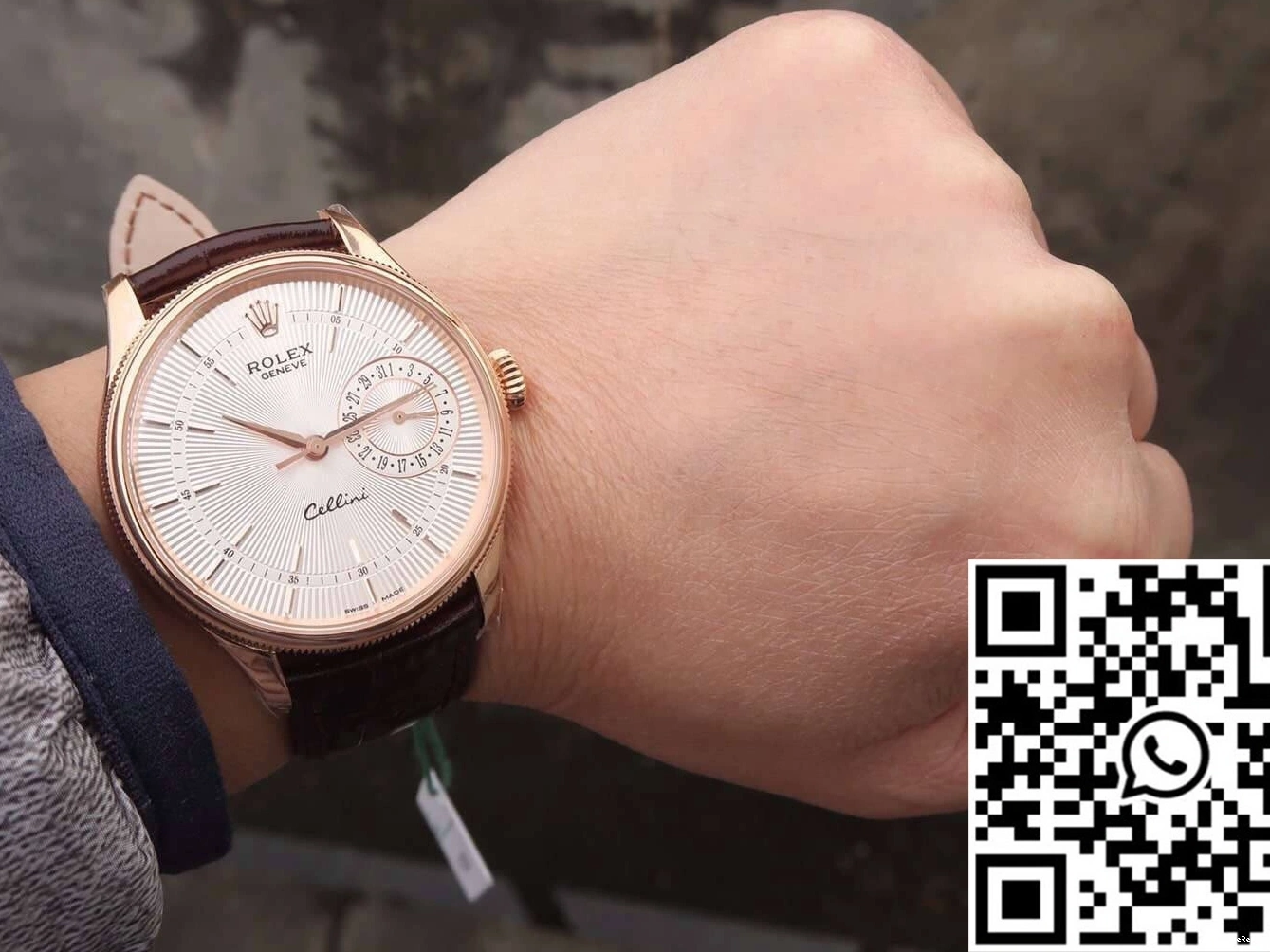 MKS M50515-0008 Factory Date Silver Celini Rolex Dial 0313